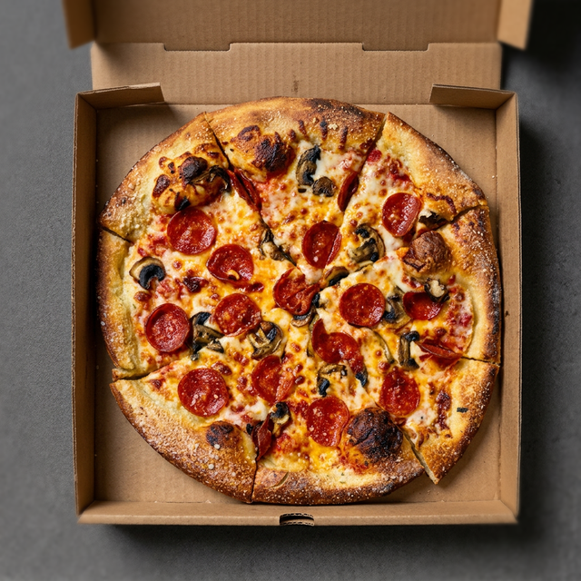 $7 Medium Pizza.